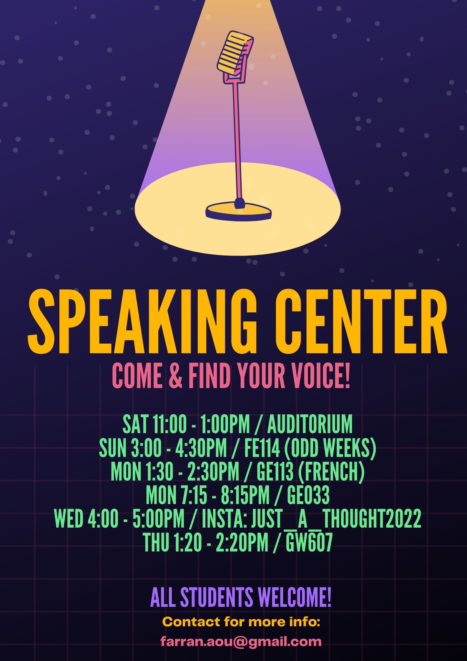 Speaking
